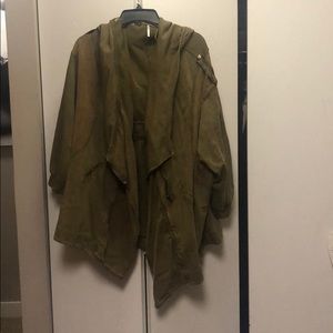 Free People Cotton Oversized Hoodie